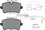 TEXTAR set placute frana, frana disc TEXTAR 2521403 - centralcar