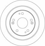 TRW Disc frana TRW DF6526 - centralcar