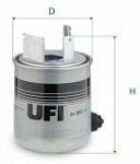UFI filtru combustibil UFI 24.095. 07