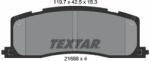 TEXTAR set placute frana, frana disc TEXTAR 2168801 - centralcar