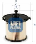 UFI filtru combustibil UFI 26.074. 00 - centralcar