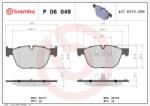 BREMBO set placute frana, frana disc BREMBO P 06 049X