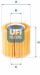 UFI Filtru ulei UFI 25.150. 00