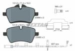 TEXTAR set placute frana, frana disc TEXTAR 2398407 - centralcar