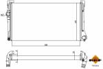 NRF Radiator, racire motor NRF 53248A