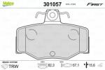 VALEO set placute frana, frana disc VALEO 301057 - centralcar