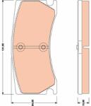 TRW set placute frana, frana disc TRW GDB1801 - centralcar
