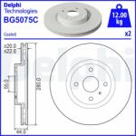 DELPHI Disc frana DELPHI BG5075C - centralcar