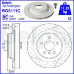 DELPHI Disc frana DELPHI BG5111C - centralcar