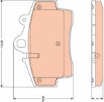 TRW set placute frana, frana disc TRW GDB1756 - centralcar