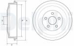 DELPHI Tambur frana DELPHI BF640 - centralcar