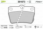 VALEO set placute frana, frana disc VALEO 301673 - centralcar
