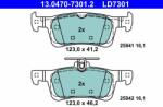 ATE set placute frana, frana disc ATE 13.0470-7301.2 - centralcar