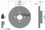 TEXTAR Disc frana TEXTAR 92060700 - centralcar