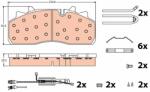 TRW set placute frana, frana disc TRW GDB5095 - centralcar