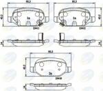 COMLINE set placute frana, frana disc COMLINE - centralcar - 101,25 RON