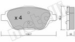 METELLI set placute frana, frana disc METELLI 22-0852-0