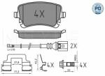 MEYLE set placute frana, frana disc MEYLE 025 233 2617-1/PD - centralcar