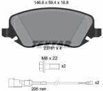 TEXTAR set placute frana, frana disc TEXTAR 2376101 - centralcar