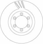 TRW Disc frana TRW DF6881 - centralcar