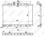 NRF Radiator, racire motor NRF 53911