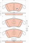 TRW set placute frana, frana disc TRW GDB1737 - centralcar