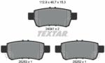 TEXTAR set placute frana, frana disc TEXTAR 2434101 - centralcar
