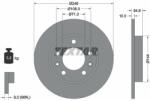 TEXTAR Disc frana TEXTAR 92269103 - centralcar