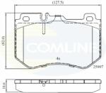 COMLINE set placute frana, frana disc COMLINE - centralcar - 100,67 RON