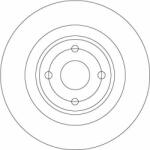 TRW Disc frana TRW DF6974 - centralcar