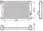DENSO Radiator, racire motor DENSO DRM50132