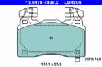 ATE set placute frana, frana disc ATE 13.0470-4898.2 - centralcar