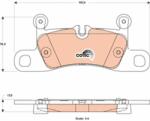 TRW set placute frana, frana disc TRW GDB1875 - centralcar