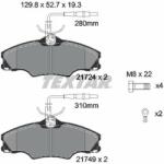 TEXTAR set placute frana, frana disc TEXTAR 2172402 - centralcar