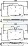 COMLINE set placute frana, frana disc COMLINE - centralcar - 116,78 RON