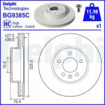 DELPHI Disc frana DELPHI BG9385C - centralcar