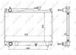 NRF Radiator, racire motor NRF 53882