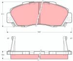 TRW set placute frana, frana disc TRW GDB995 - centralcar