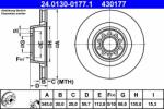 ATE Disc frana ATE 24.0130-0177.1 - centralcar