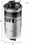UFI filtru combustibil UFI 24.428. 00