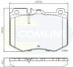 COMLINE set placute frana, frana disc COMLINE - centralcar - 122,61 RON