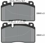 TEXTAR set placute frana, frana disc TEXTAR 2564301 - centralcar