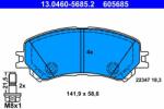 ATE set placute frana, frana disc ATE 13.0460-5685.2 - centralcar