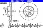 ATE Disc frana ATE 24.0128-0176.1 - centralcar