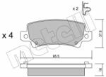 METELLI set placute frana, frana disc METELLI 22-0447-0