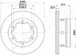 ASHIKA Disc frana ASHIKA 61-00-0528