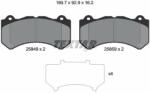 TEXTAR set placute frana, frana disc TEXTAR 2584901