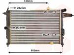 VAN WEZEL Radiator, racire motor VAN WEZEL 37002119
