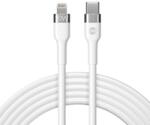 Forever Cablu incarcare si transfer de date Forever Flexible, USB-C la Lightning, 2.0 m, 20W, 3A, alb (GSM115425)