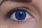 MAXVUE VISION Crazy Space Blue (2 lentile), lentile de contact lunare - fără dioptrie (EYECLSBLU)